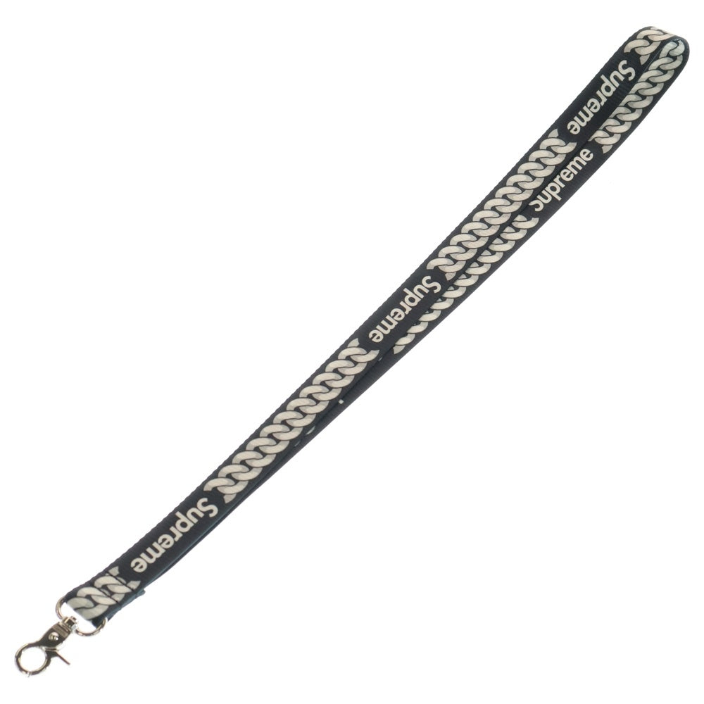SUPREME(シュプリーム) 22SS Cuban Links Lanyard キューバ リンク ランヤード ネックストラップ ブラック