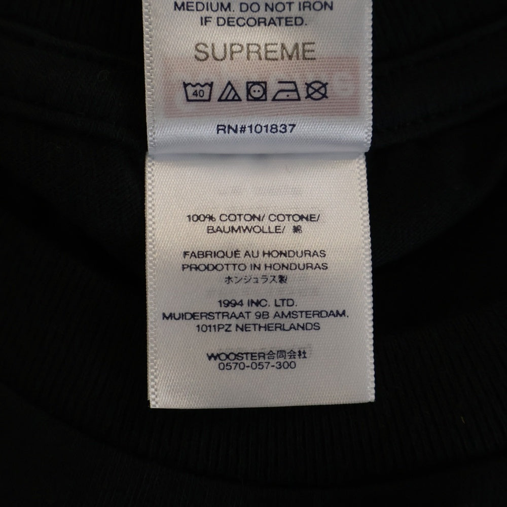 SUPREME(シュプリーム) 25SS Stick Tee スティック クルーネック半袖Tシャツ カットソー ブラック