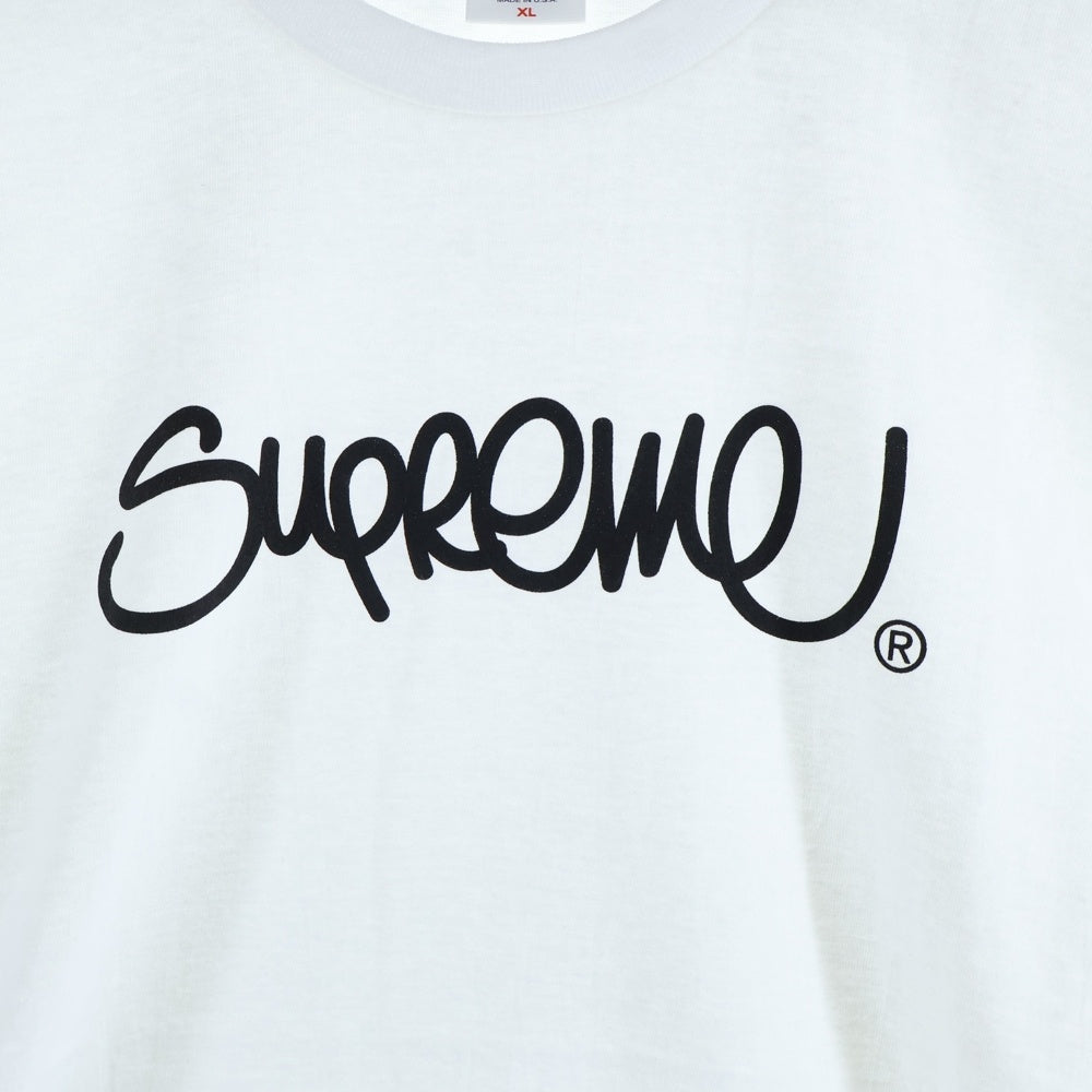 SUPREME(シュプリーム) 22SS Handstyle Tee ハンドスタイル クルーネック半袖Tシャツ カットソー ホワイト