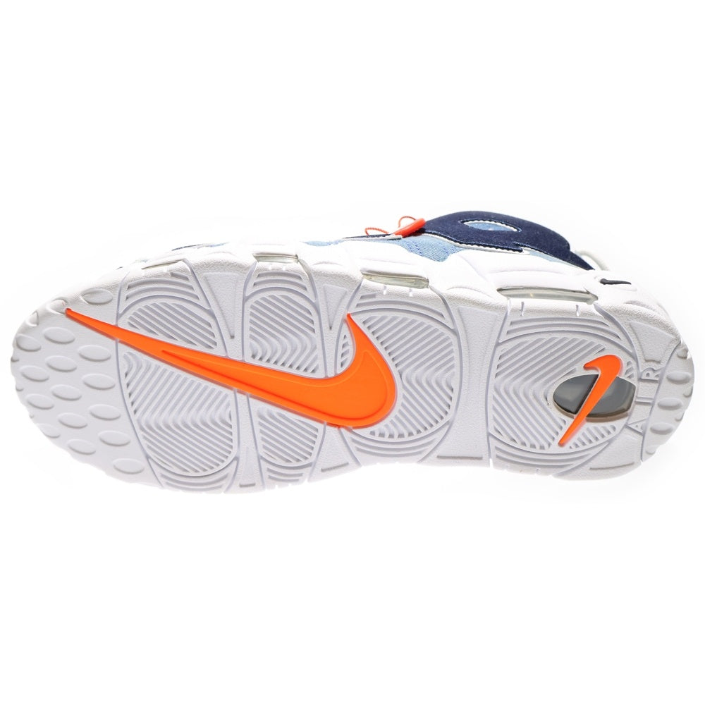 NIKE(ナイキ) AIR MORE UPTEMPO DENIM エア モア アップテンポ デニム ミッドカットスニーカー インディゴ US10.5/28.5cm DZ5376-469