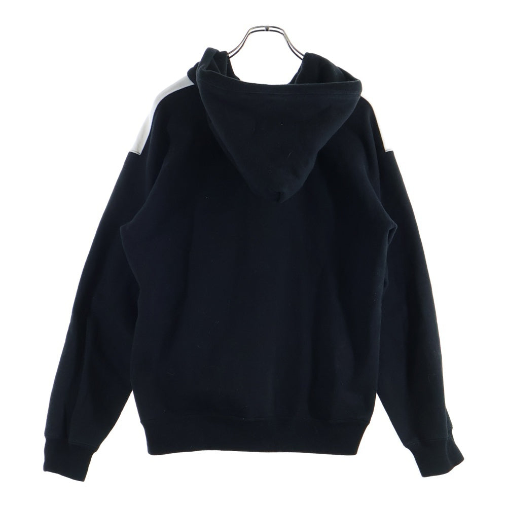 A BATHING APE(アベイシングエイプ) ノルディック柄 ダブルジップスウェットパーカー フーディー ブラック/ホワイト/レッド