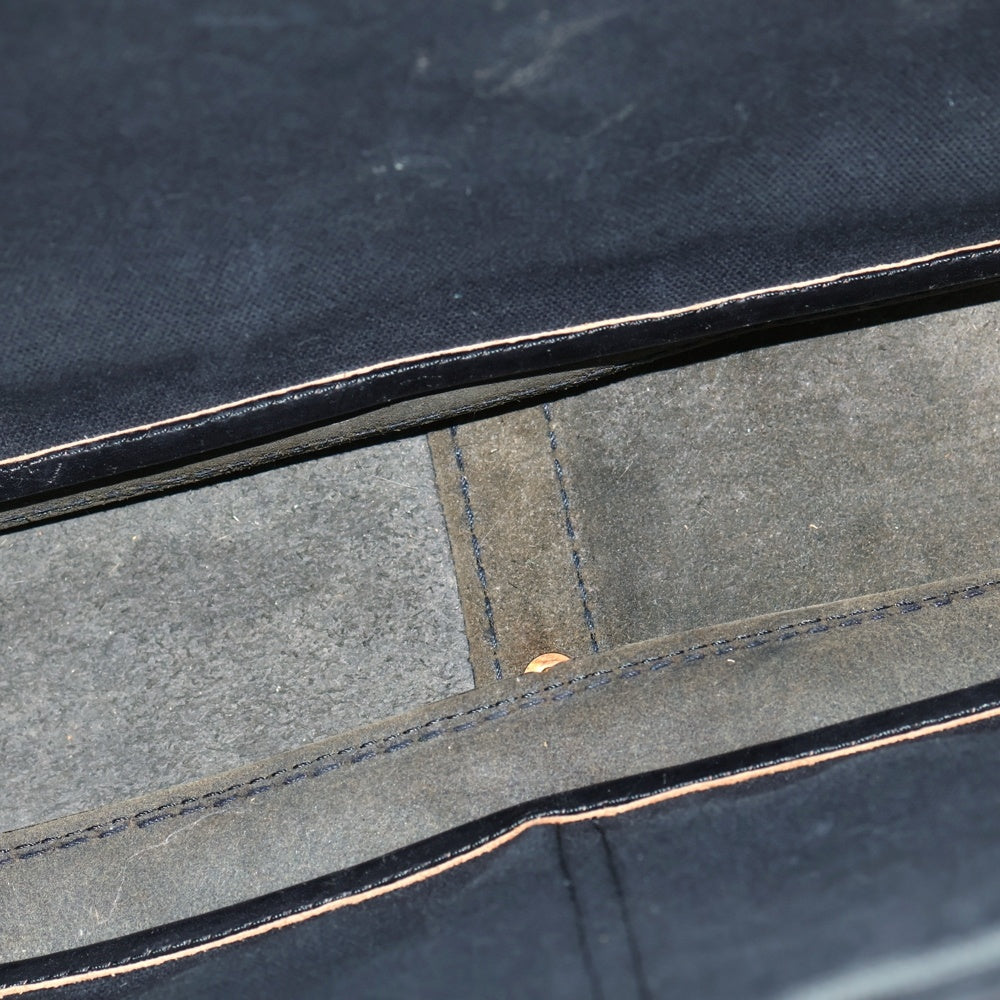 TENDERLOIN(テンダーロイン) ×PORTER LEATHER T-MAIL BAG ポーター レザーメッセンジャーバッグ ブラック