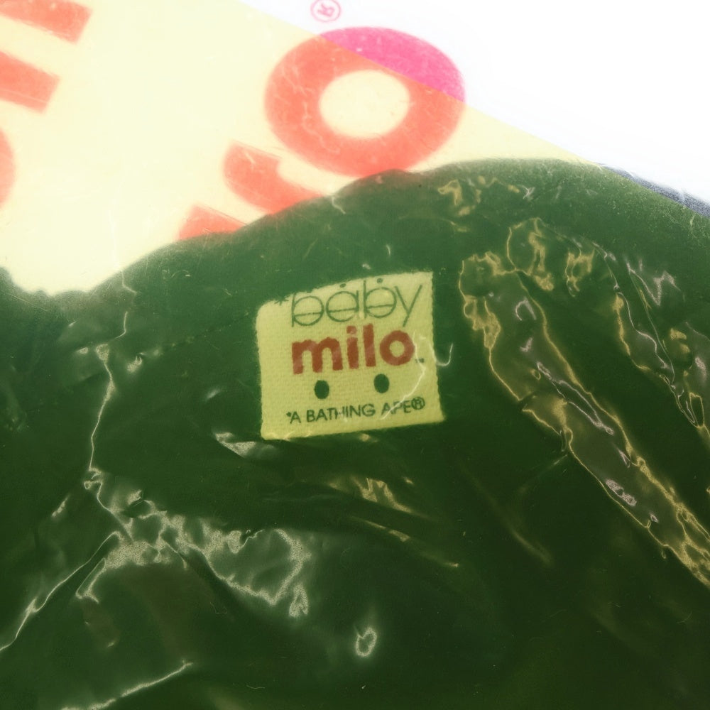 A BATHING APE(アベイシングエイプ) BABY-MILO BABY GOLIE ベイビーマイロ ベイビーゴリラ クッション ブラック/グレー