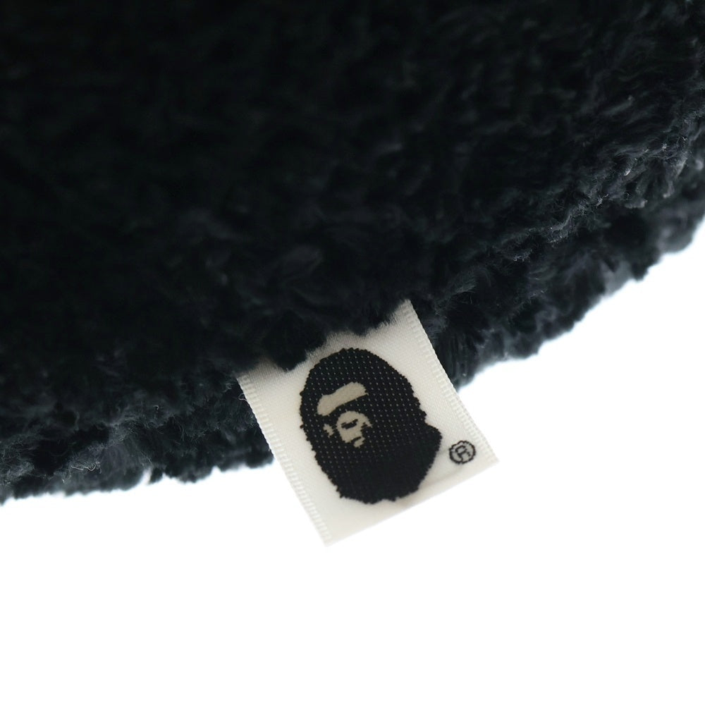 A BATHING APE(アベイシングエイプ) APE HEAD CUSHION エイプ ヘット クッション ブラック/グレー