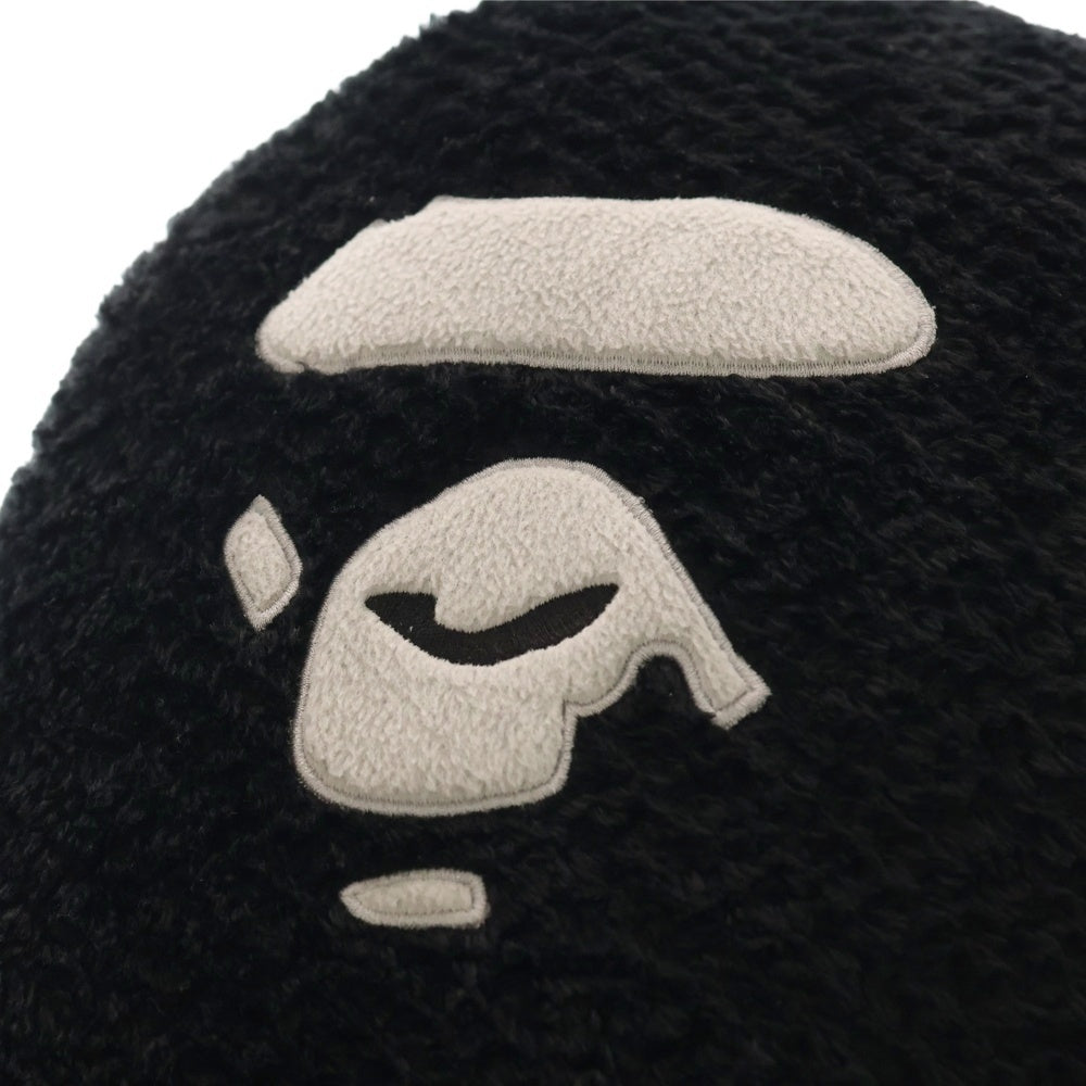 A BATHING APE(アベイシングエイプ) APE HEAD CUSHION エイプ ヘット クッション ブラック/グレー