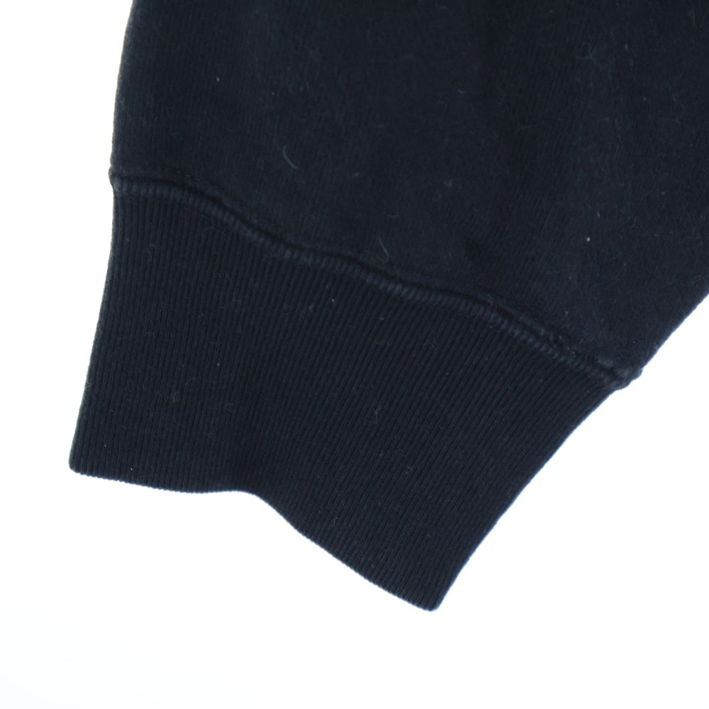 A BATHING APE(アベイシングエイプ) SHARK シャークロゴ プリント クルーネック リブスウェット ブラック