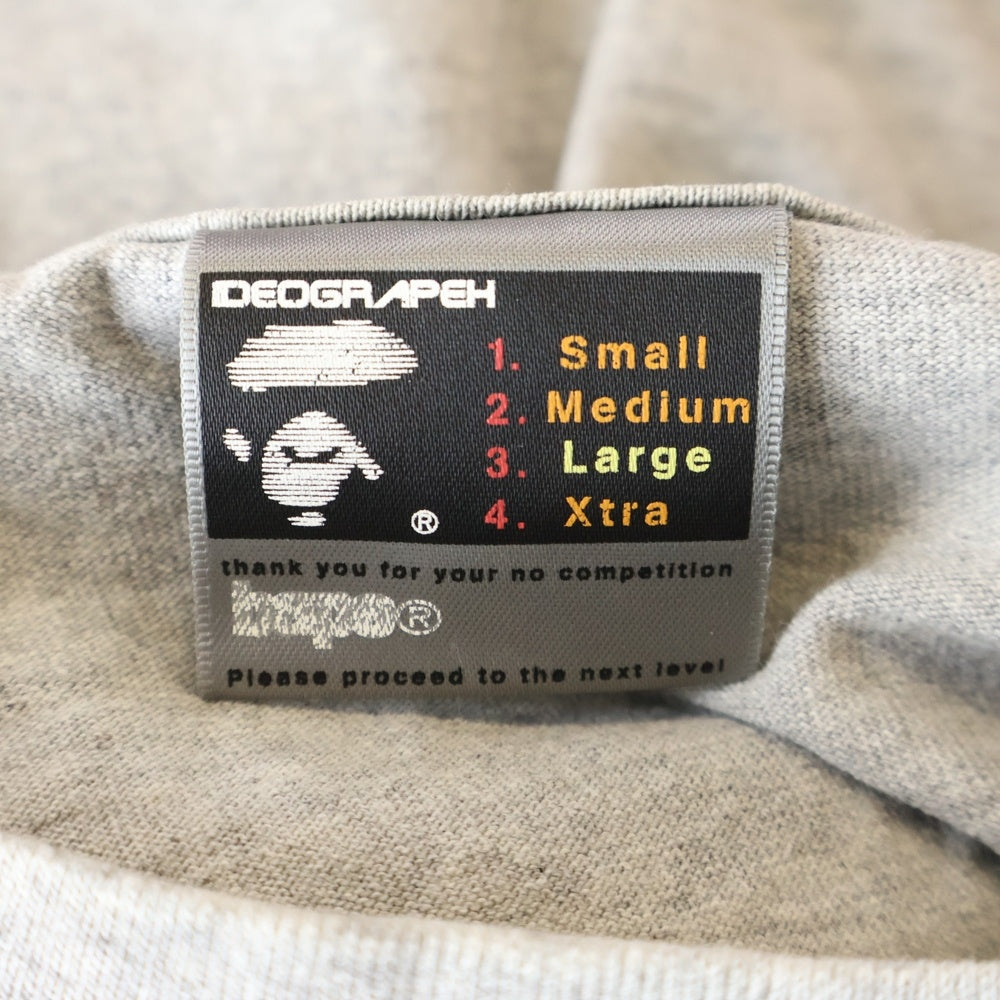 A BATHING APE(アベイシングエイプ) スターロゴプリント ロングスリーブ 長袖Tシャツ カットソー グレー