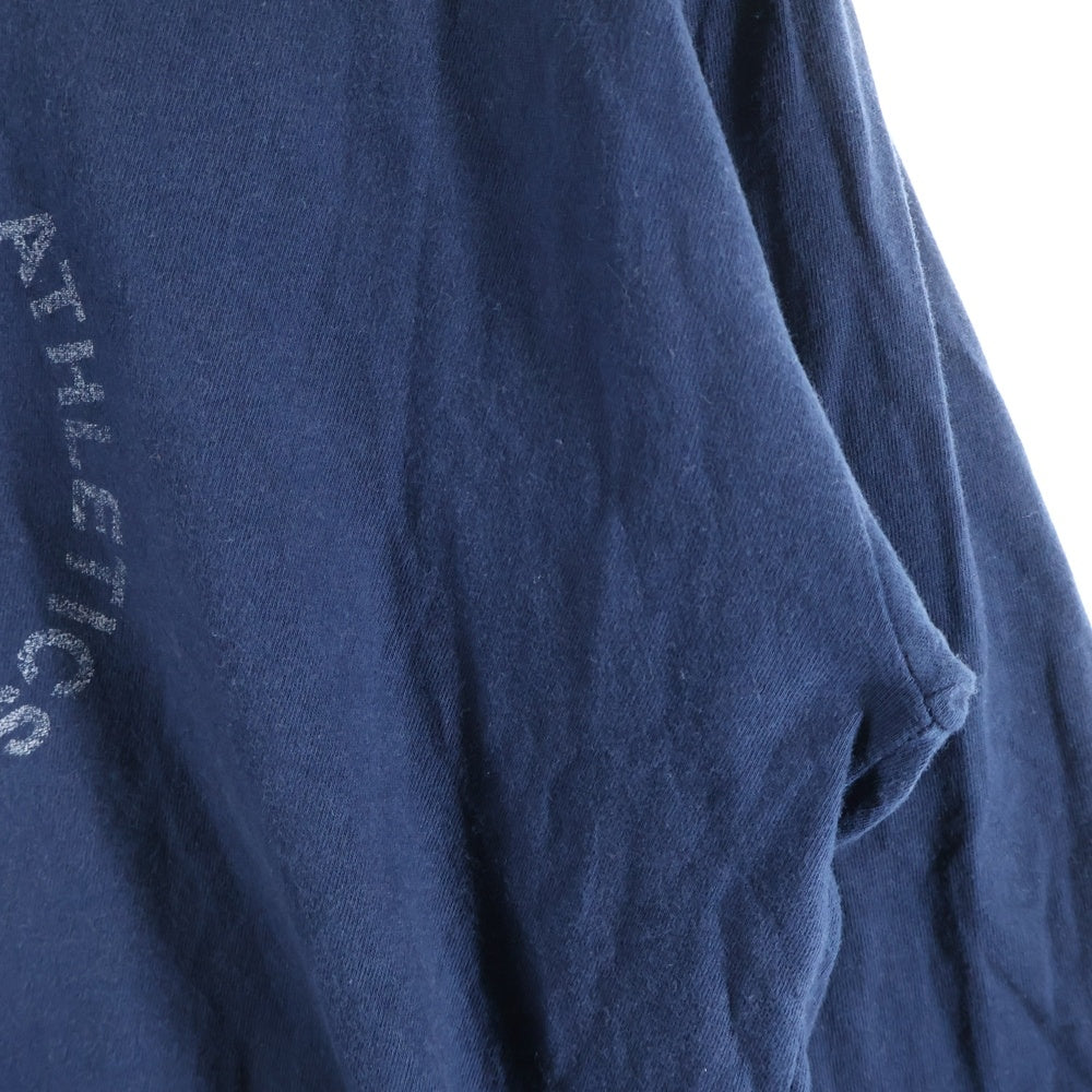 STUSSY(ステューシー) 90s サークルロゴプリント ロングスリーブ 長袖Tシャツ カットソー ネイビー