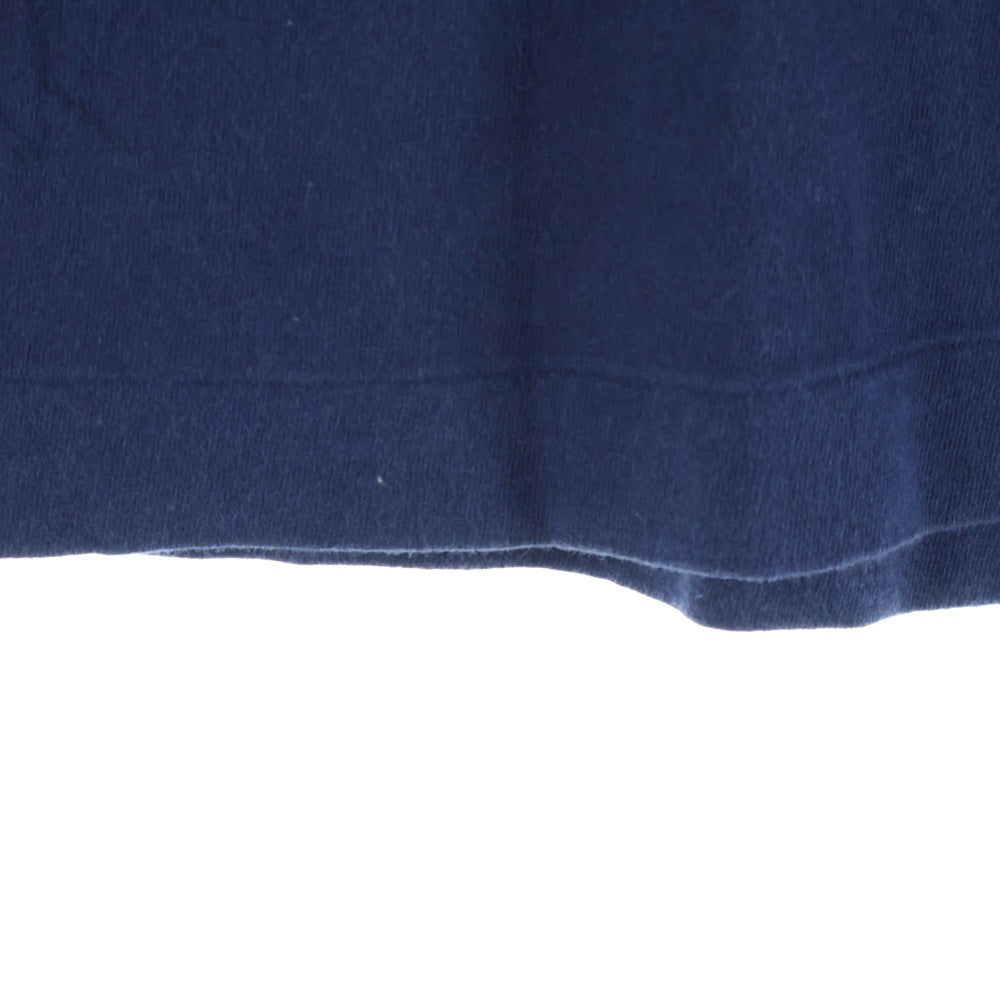 A BATHING APE(アベイシングエイプ) スターロゴプリント ロングスリーブ 長袖Tシャツ カットソー ネイビー