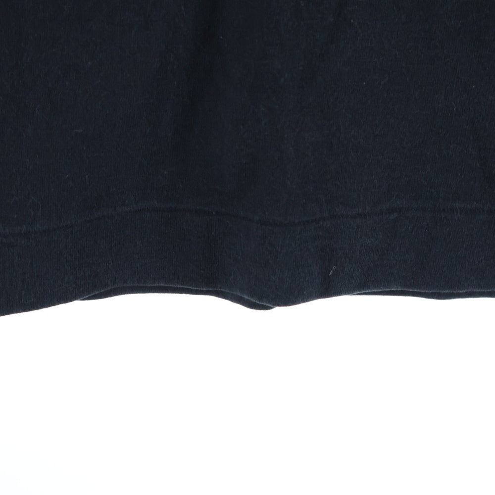 A BATHING APE(アベイシングエイプ) カモ柄サルロゴプリント ロングスリーブ 長袖Tシャツ カットソー ブラック/オレンジ