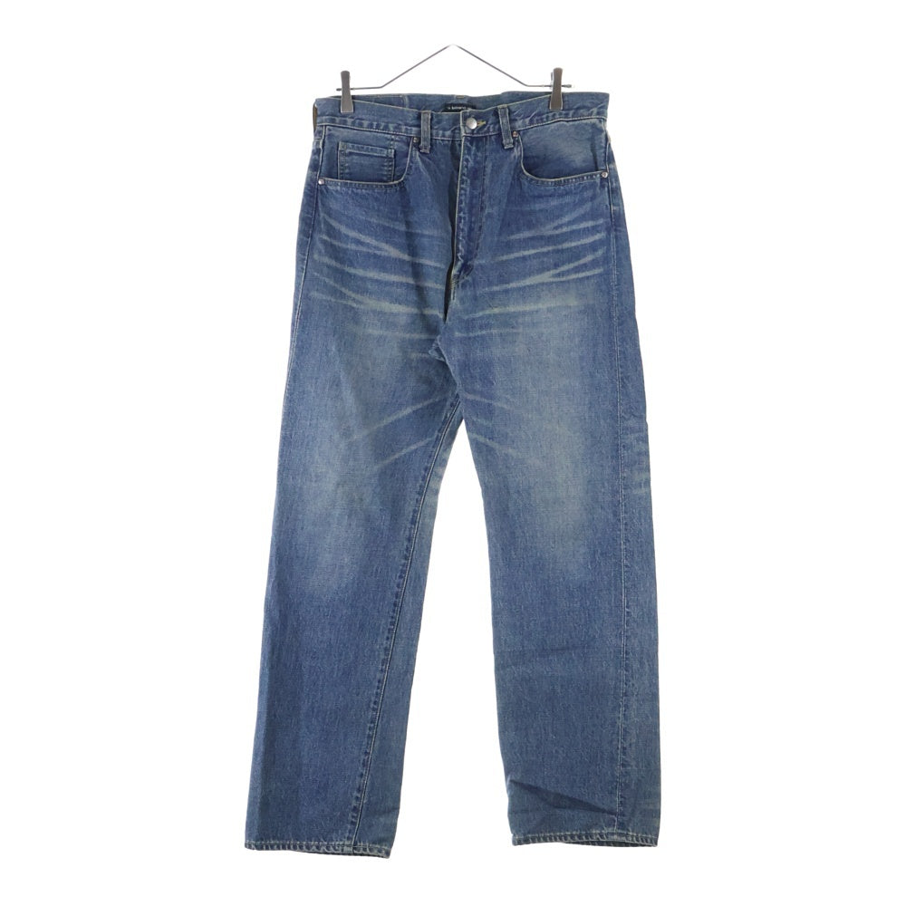 A BATHING APE(アベイシングエイプ) BAPE STA カモロゴプリント ジップフライ デニムパンツ インディゴ