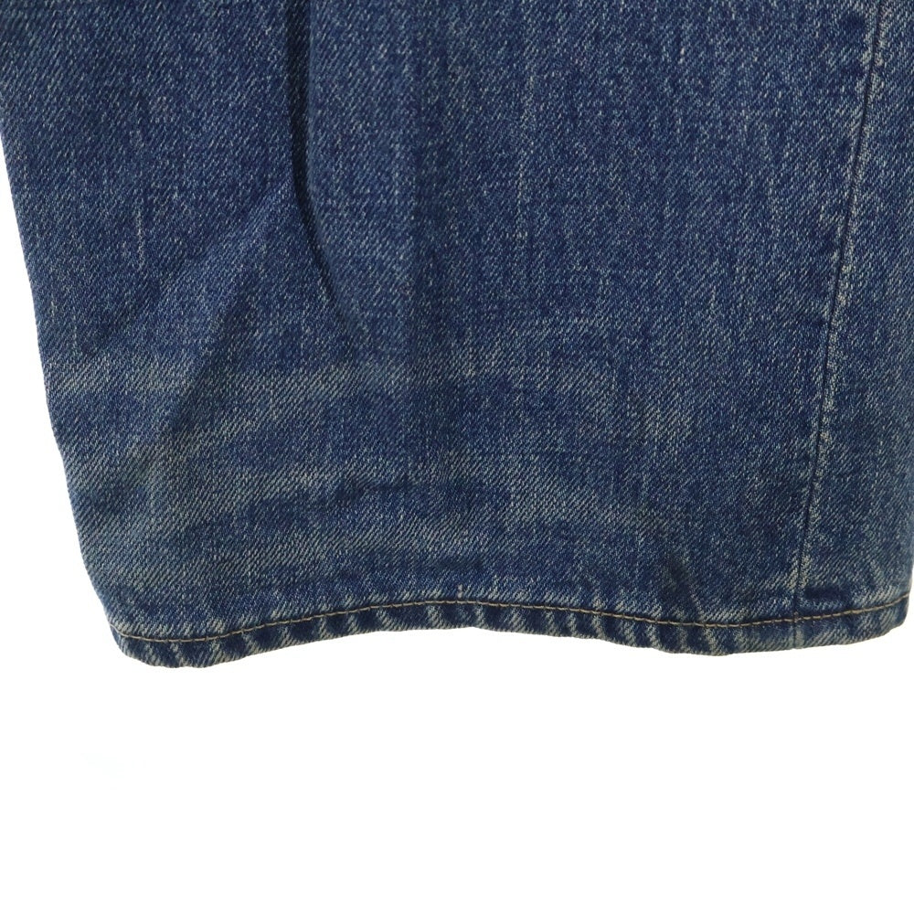 A BATHING APE(アベイシングエイプ) BAPE STA カモロゴプリント ジップフライ デニムパンツ インディゴ