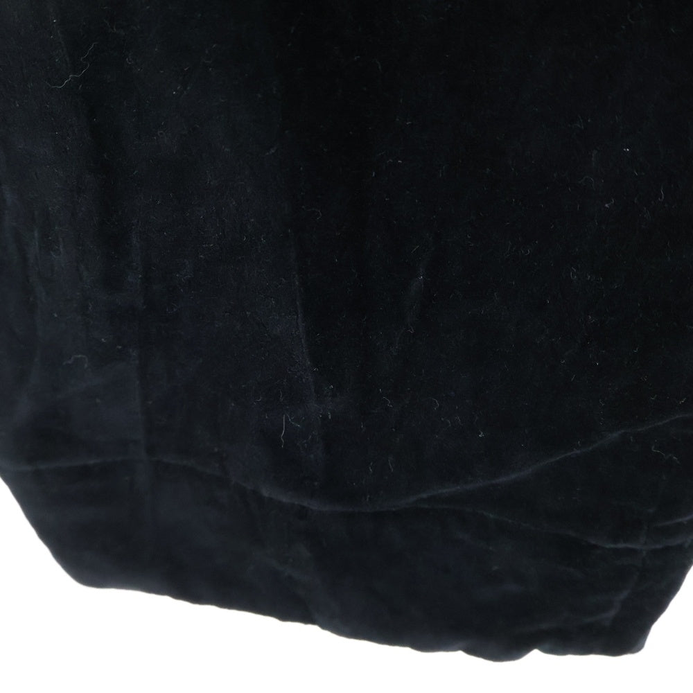 DIET BUTCHER SLIM SKIN(ダイエットブッチャー スリムスキン) 18AW ベルベットドローストリングパンツ ブラック