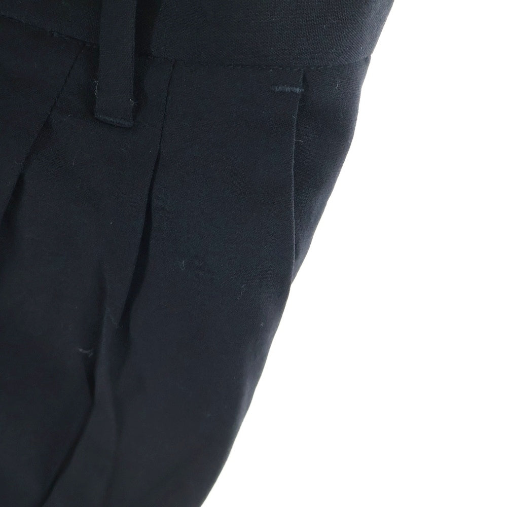 DIET BUTCHER SLIM SKIN(ダイエットブッチャー スリムスキン) 14AW テーパード ジップフライスラックスパンツ ブラック