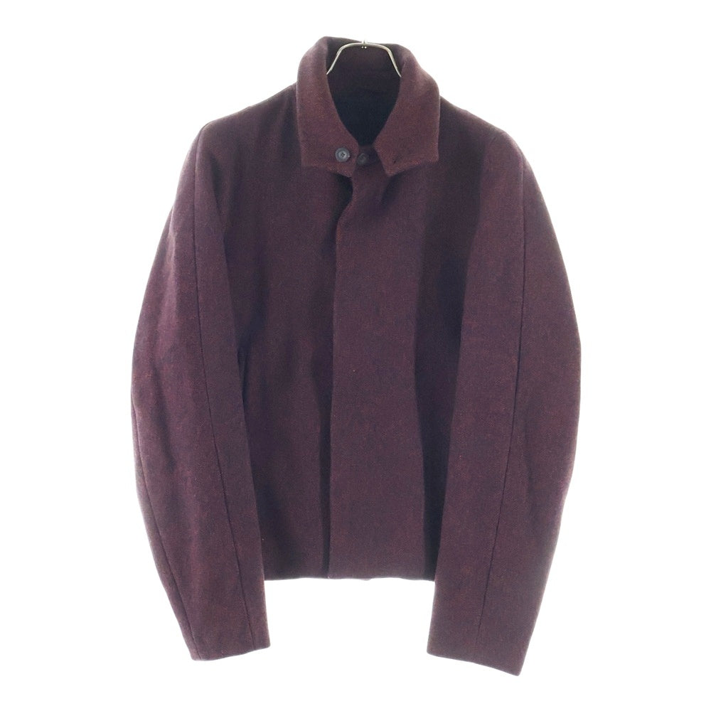 JIL SANDER(ジルサンダー) 比翼ボタン ショートウールコート レッド 420401 M20090082