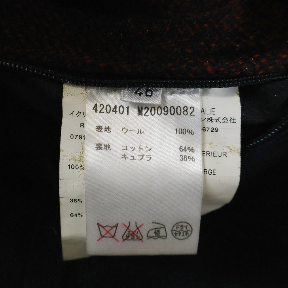 JIL SANDER(ジルサンダー) 比翼ボタン ショートウールコート レッド 420401 M20090082