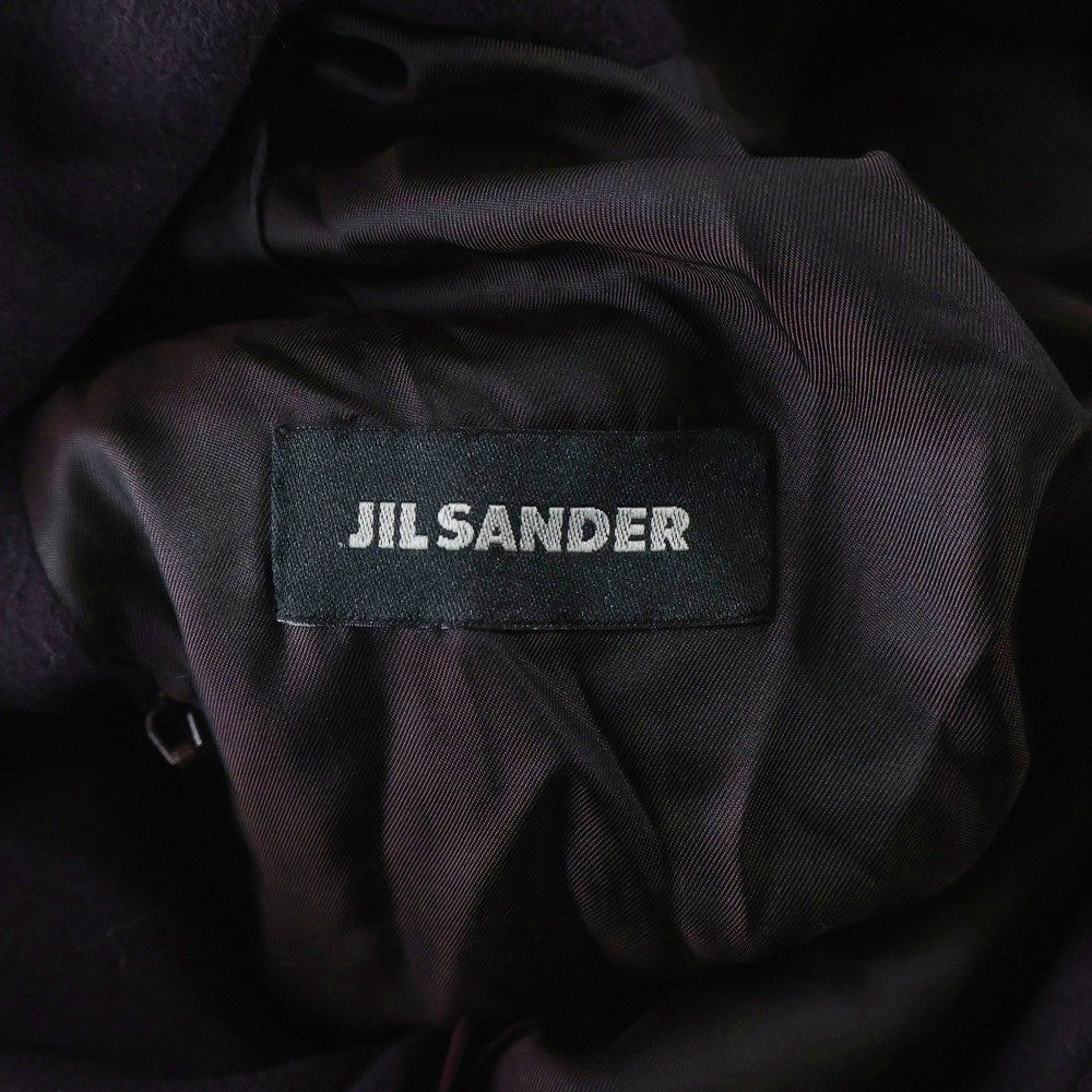 JIL SANDER(ジルサンダー) ウールロングコート パープル 120310 M211805