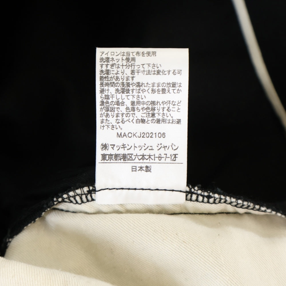 Traditional Weatherwear(トラディショナル ウェザーウェア) 21AW UNIONSLACK 103 ユニオンスラックス103 ベルト付 ワイドタックパンツ ブラック G212CIFPT0200CV