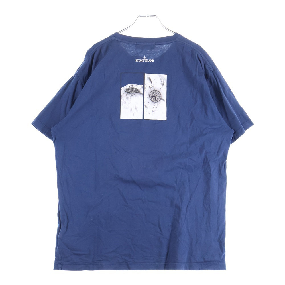 STONE ISLAND(ストーンアイランド) 19SS ロゴ プリント 半袖 カットソー Tシャツ ネイビー 70152NS86