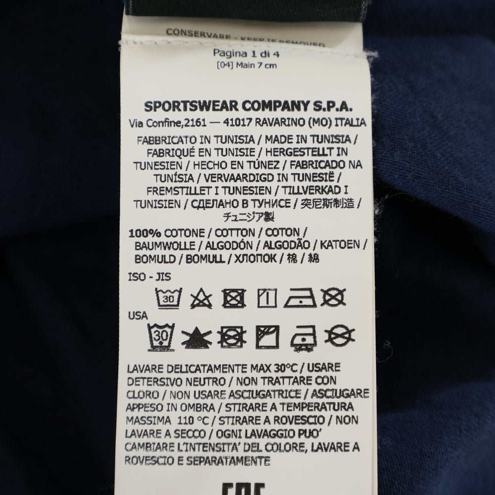 STONE ISLAND(ストーンアイランド) 19SS ロゴ プリント 半袖 カットソー Tシャツ ネイビー 70152NS86