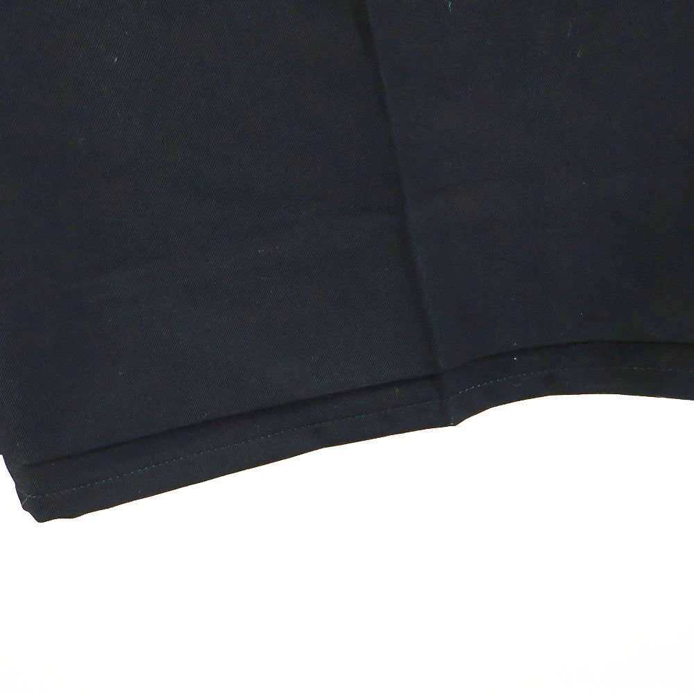 Yohji Yamamoto FEMME(ヨウジヤマモトファム) 25AW WOOL GABARDINE VENT WIDE PANTS ウールギャバジン ベンチレーションワイドパンツ レディース ブラック FL-P62-100