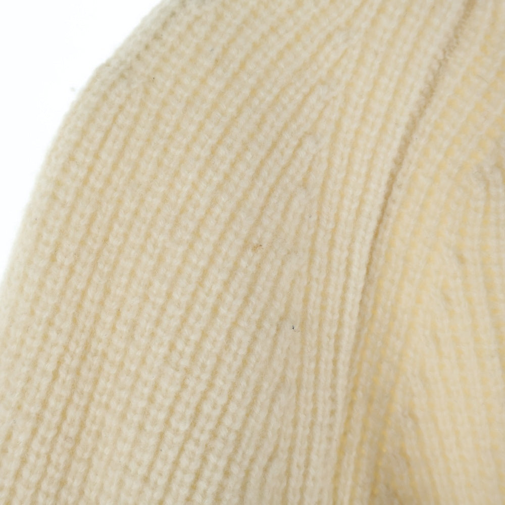 Sacai(サカイ) メルトンドッキング フラップポケット プルオーバー ニット セーター レディース ホワイト 19-04537