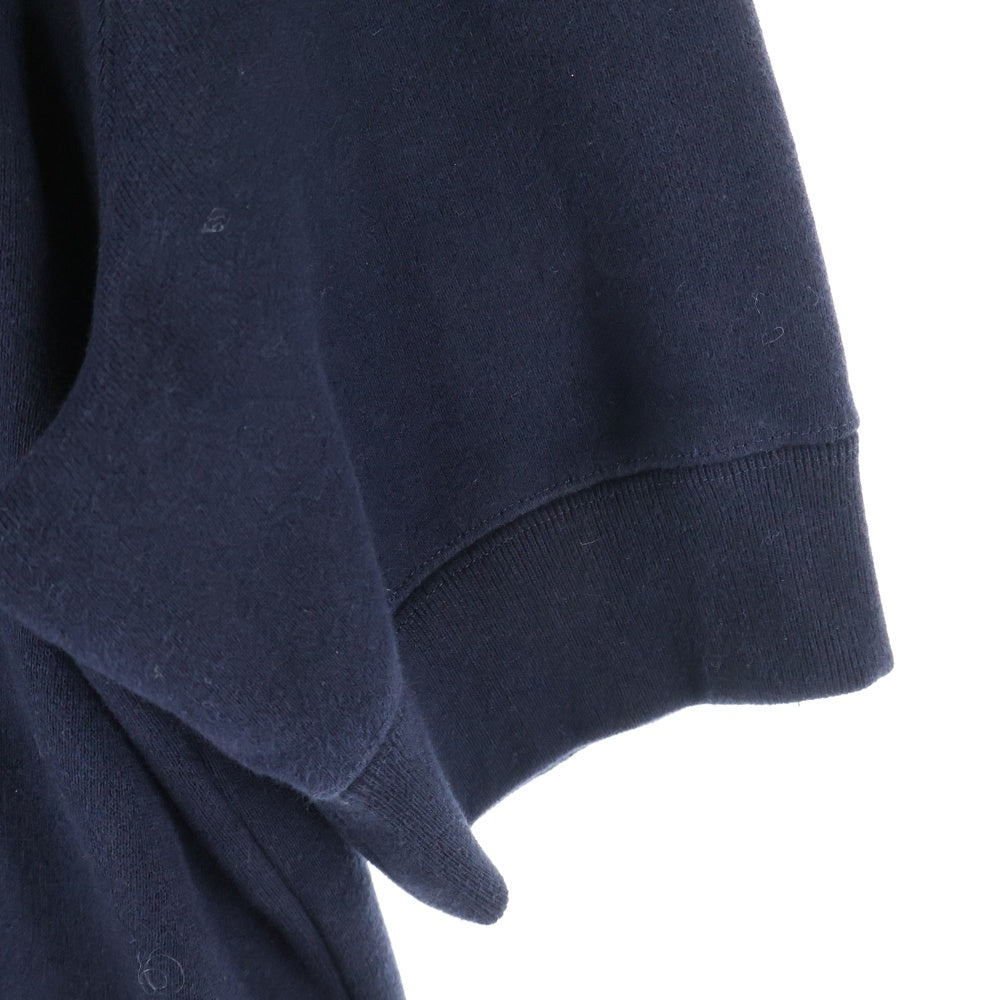 Sacai(サカイ) 20SS レース切り替え バックネックアジャスター クルーネック スウェットワンピース レディース ネイビー 20-04878