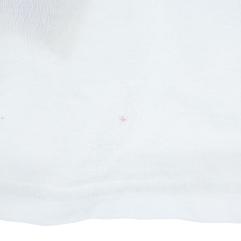 Sacai(サカイ) 21SS ×KAWS カウズ フロントロゴデザイン クルーネック カットソー 半袖Tシャツ ホワイト 21-00073K