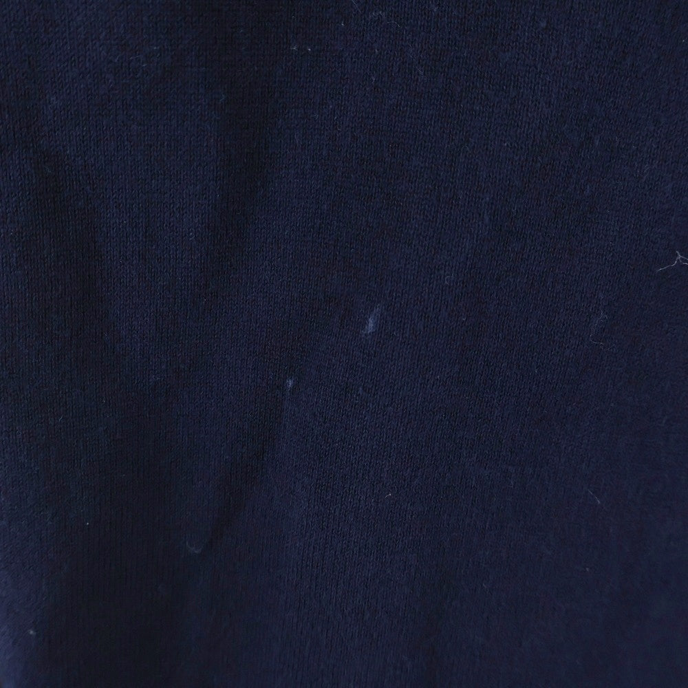 Sacai(サカイ) 18SS フローラル柄デザイン レース切り替え クルーネック 半袖ニット セーター レディース ネイビー 18-03825