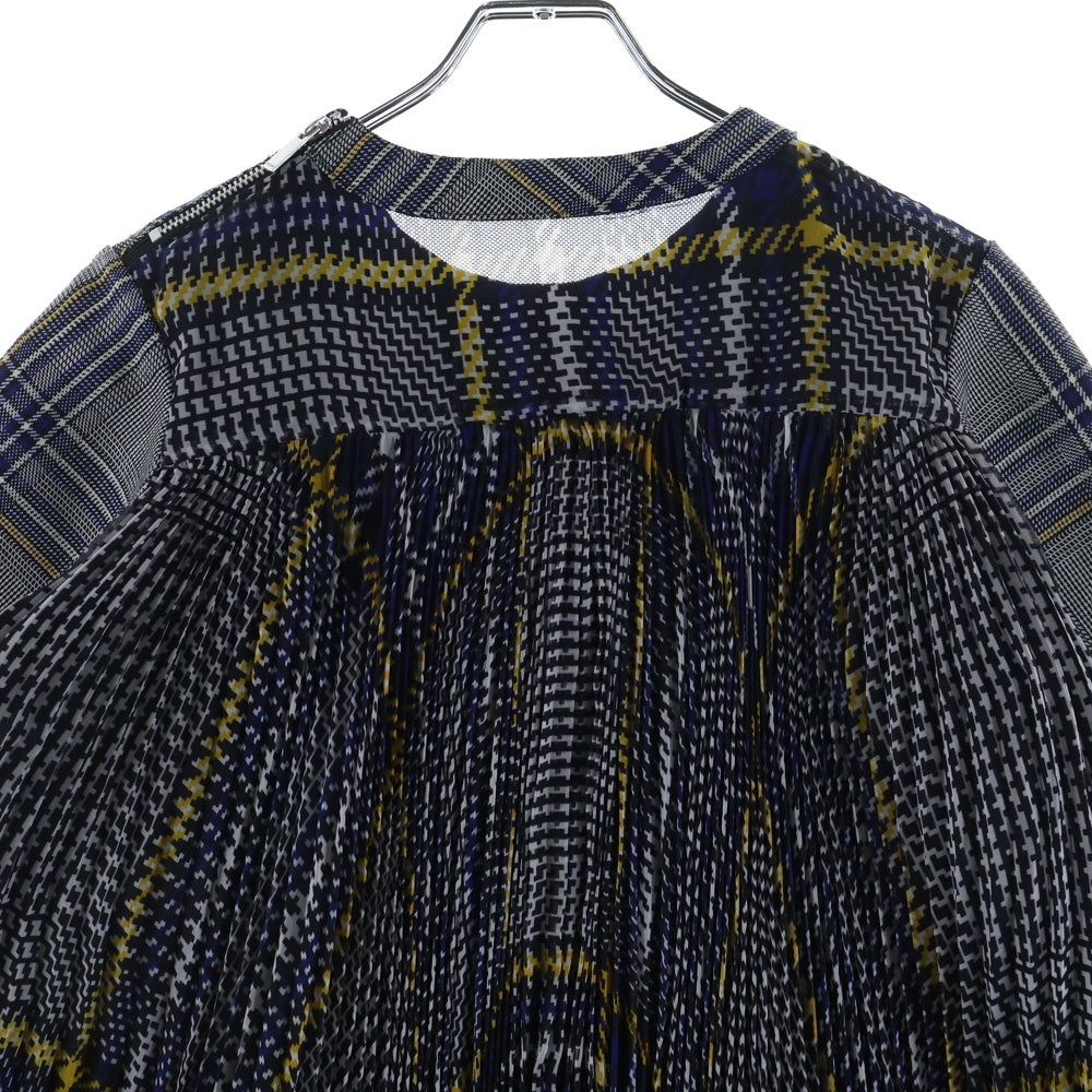 Sacai(サカイ) 総柄レース切り替え ショルダージップ 胸ポケット