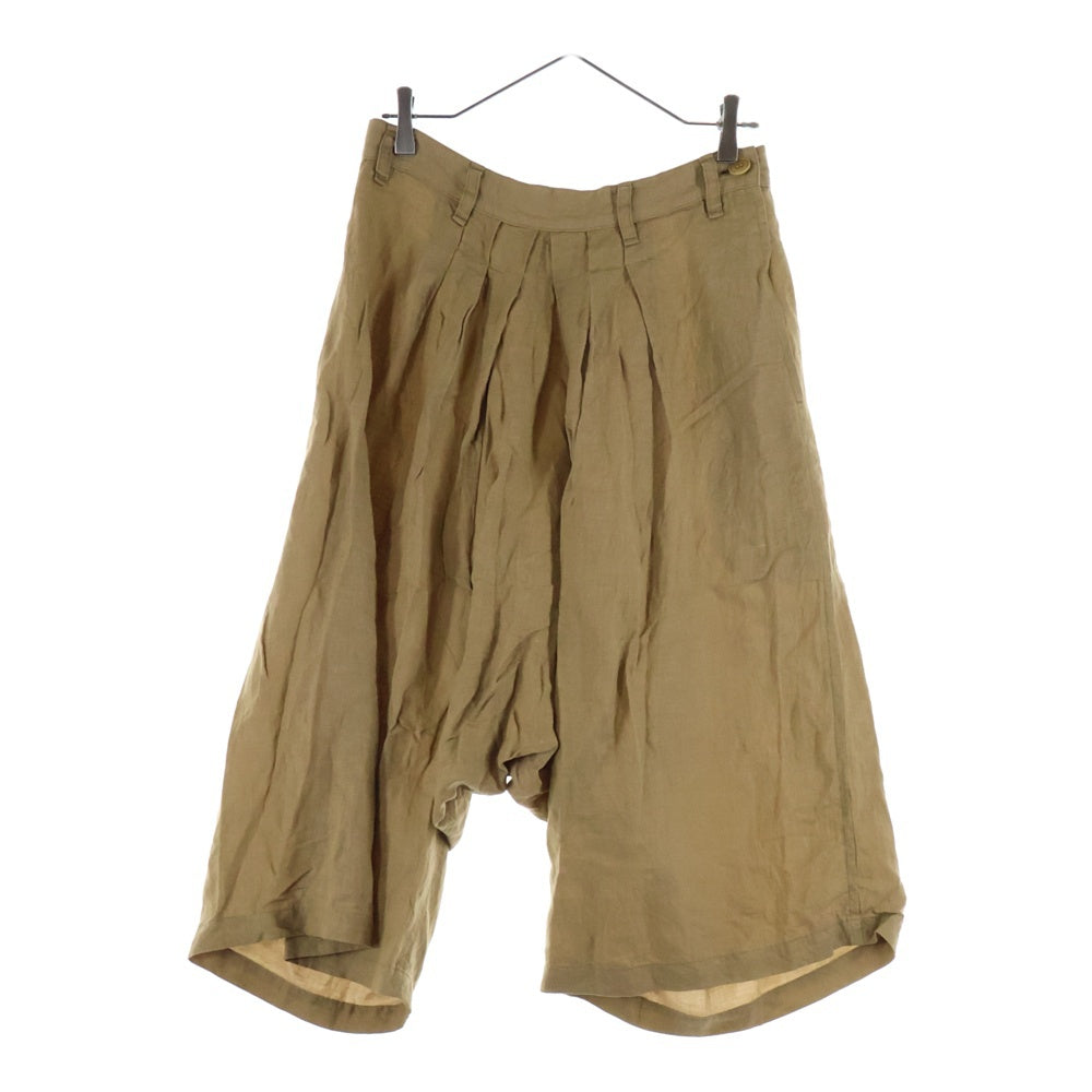 Y's(ワイズ) SAMPLE リネンサルエルパンツ レディース ブラウン YB-P13-200 ※サンプル品