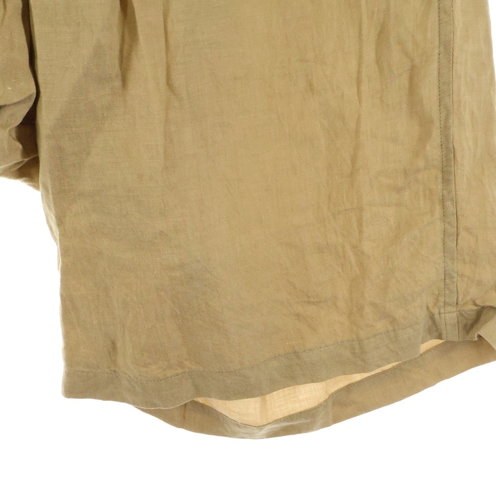 Y's(ワイズ) SAMPLE リネンサルエルパンツ レディース ブラウン YB-P13-200 ※サンプル品