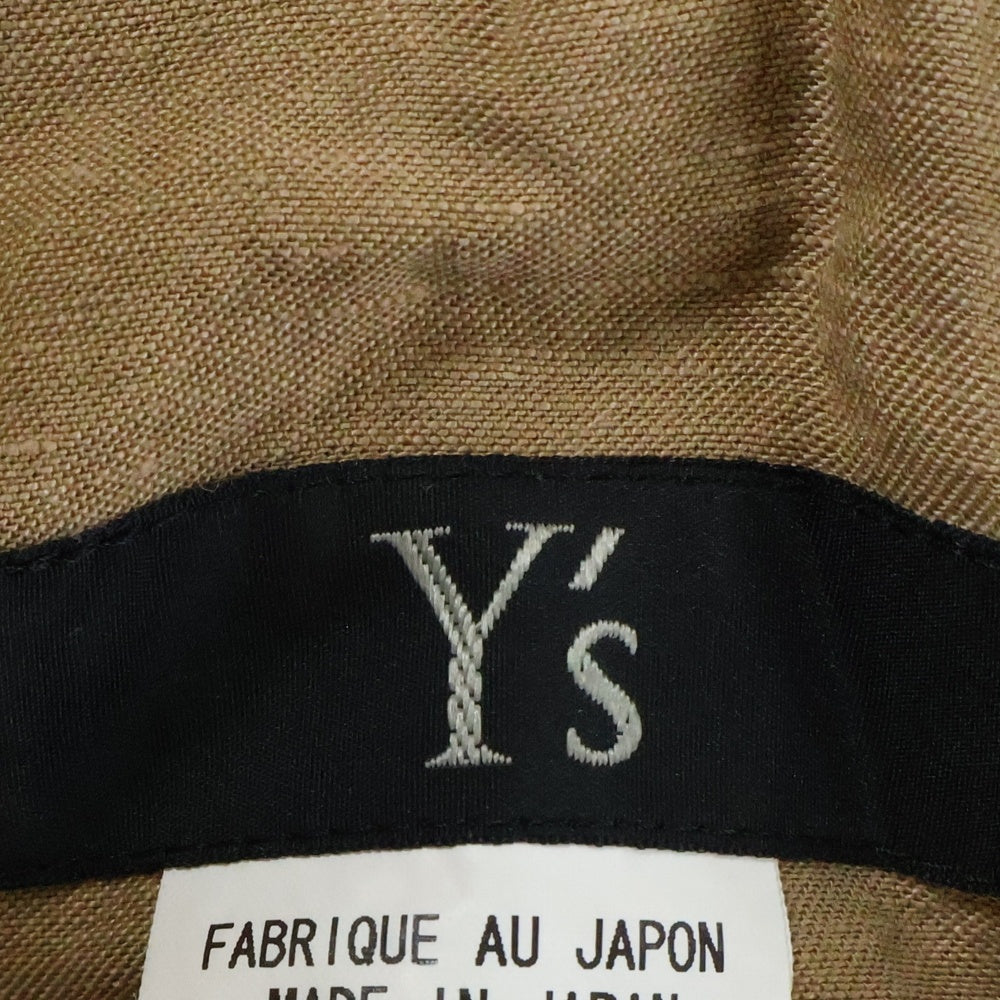 Y's(ワイズ) SAMPLE リネンサルエルパンツ レディース ブラウン YB-P13-200 ※サンプル品