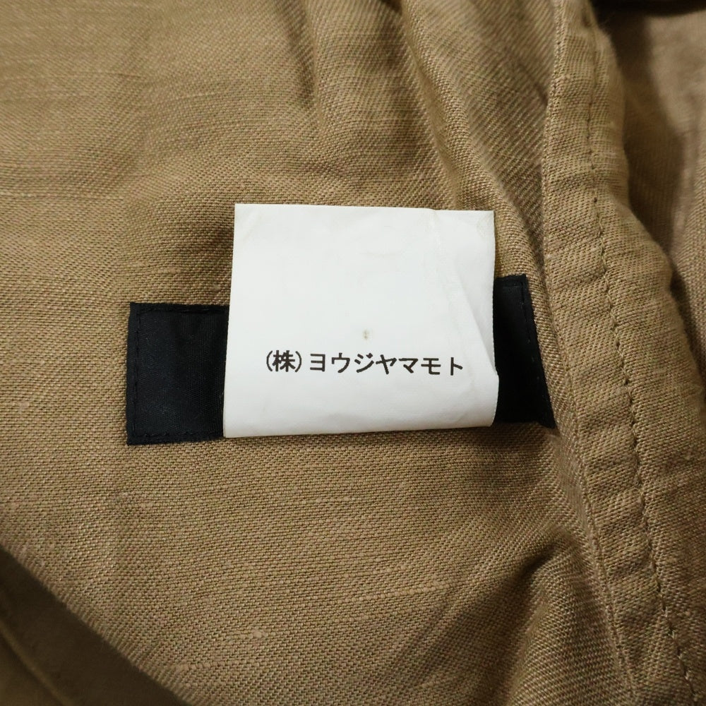 Y's(ワイズ) SAMPLE リネンサルエルパンツ レディース ブラウン YB-P13-200 ※サンプル品