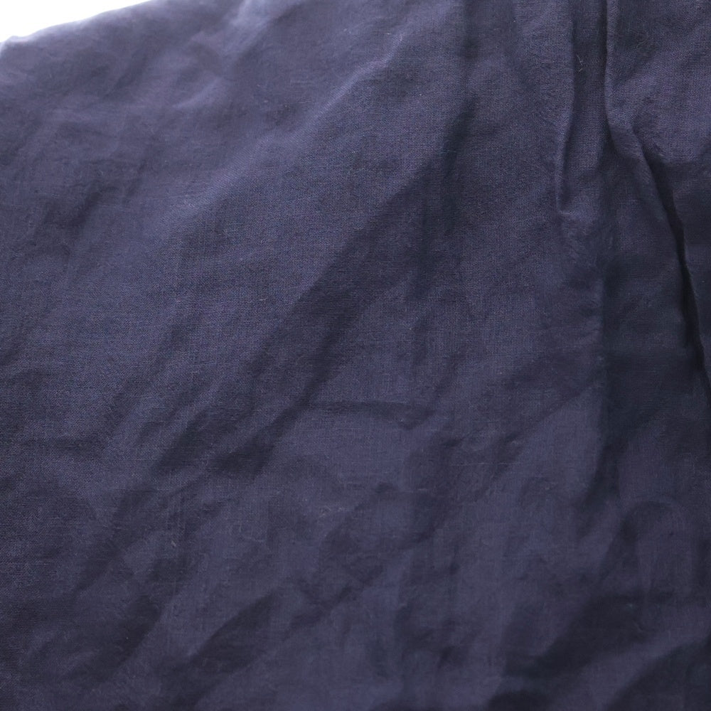 Yohji Yamamoto POUR HOMME(ヨウジヤマモト プールオム) SAMPLE シルク混 大判ストール ネイビー HO-L07-436