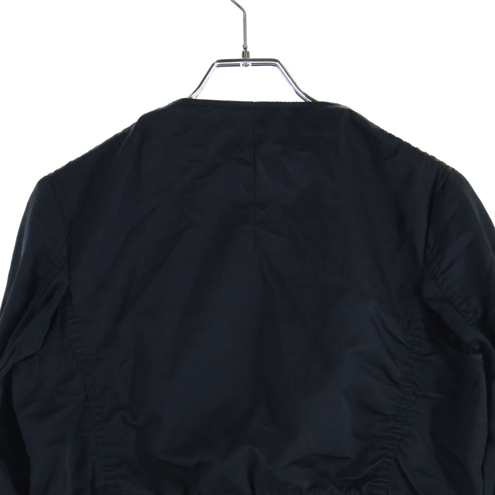 Y's(ワイズ) SAMPLE ノーカラー ショートジップアップブルゾン レディース ブラック YU-Y04-012