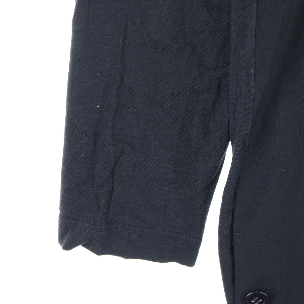 Ground Y(グラウンドワイ) SAMPLE サイドボタンカットソーワンピース レディース ブラック GC-T15-801