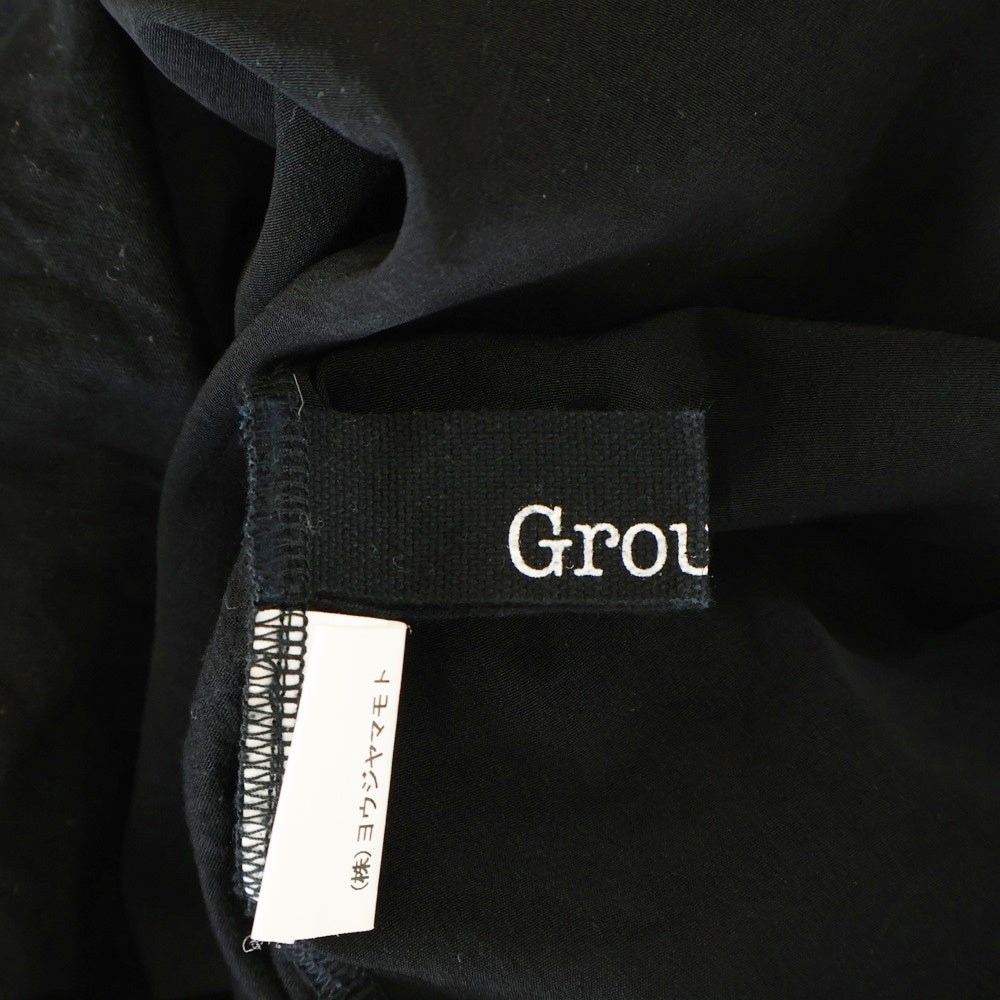 Ground Y(グラウンドワイ) SAMPLE サイドボタンカットソーワンピース レディース ブラック GC-T15-801