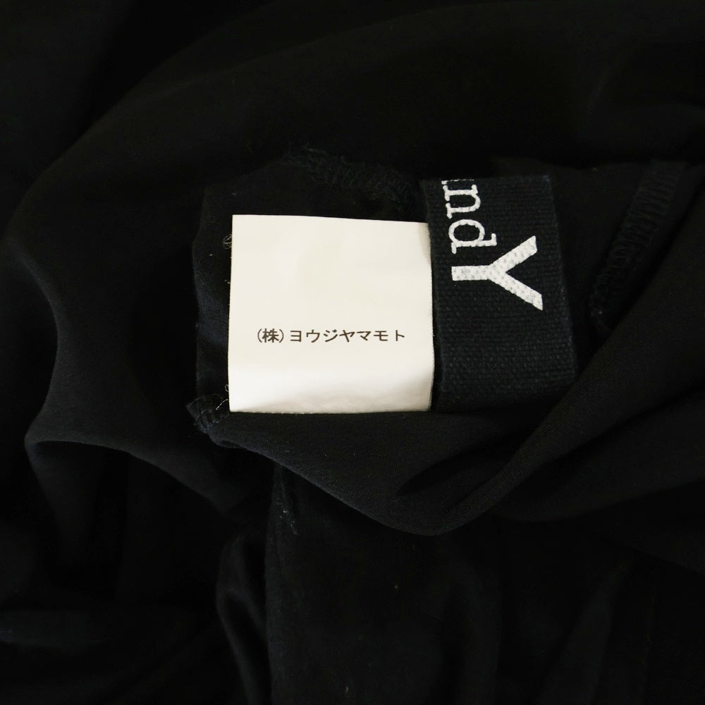 Ground Y(グラウンドワイ) SAMPLE サイドボタンカットソーワンピース レディース ブラック GC-T15-801