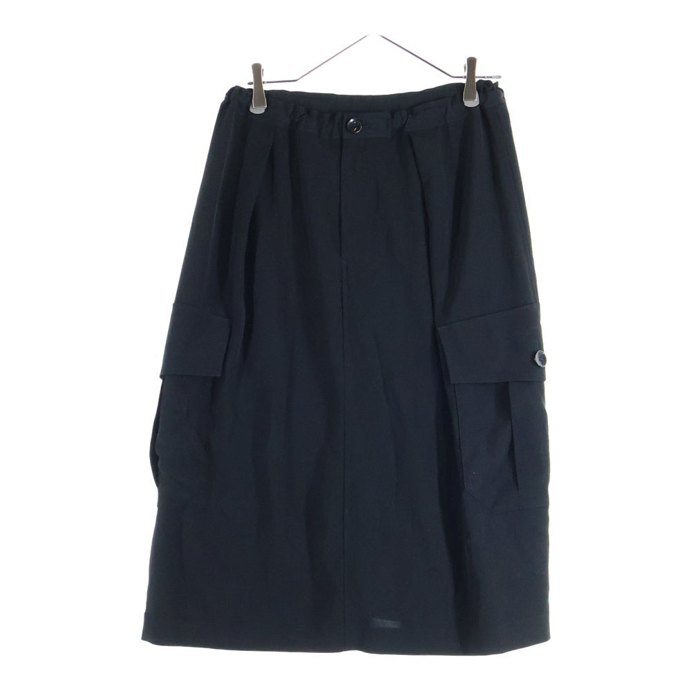 Ground Y(グラウンドワイ) SAMPLE ドローストリング カーゴポケットスカート レディース ブラック GT-S01-500