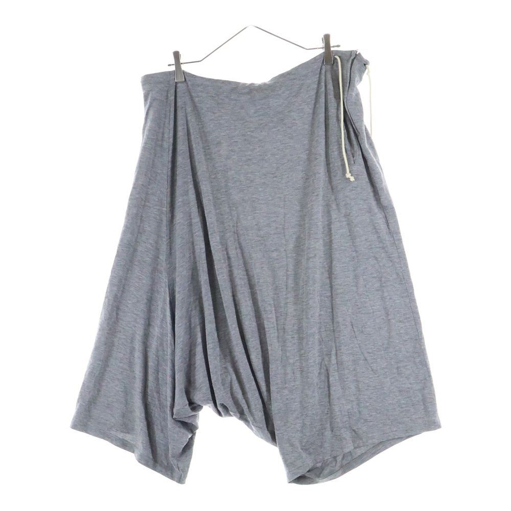 Ground Y(グラウンドワイ) ドローストリング コットンサルエルパンツ グレー GO-P09-203