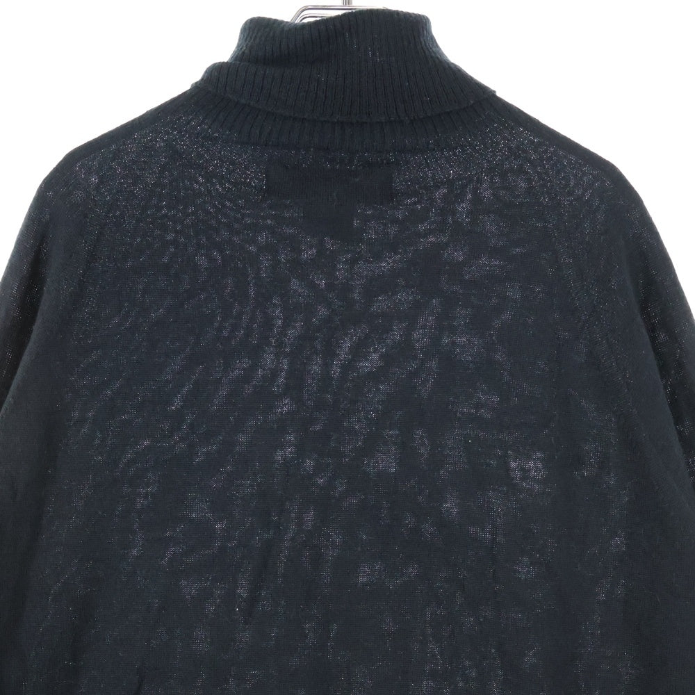 Ground Y(グラウンドワイ) SAMPLE ロングタートルネック ニットセーター ブラック GV-K02-951