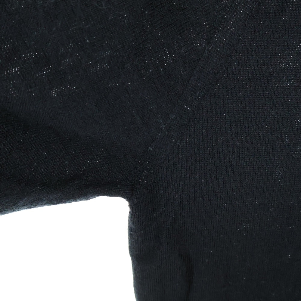 Ground Y(グラウンドワイ) SAMPLE ロングタートルネック ニットセーター ブラック GV-K02-951