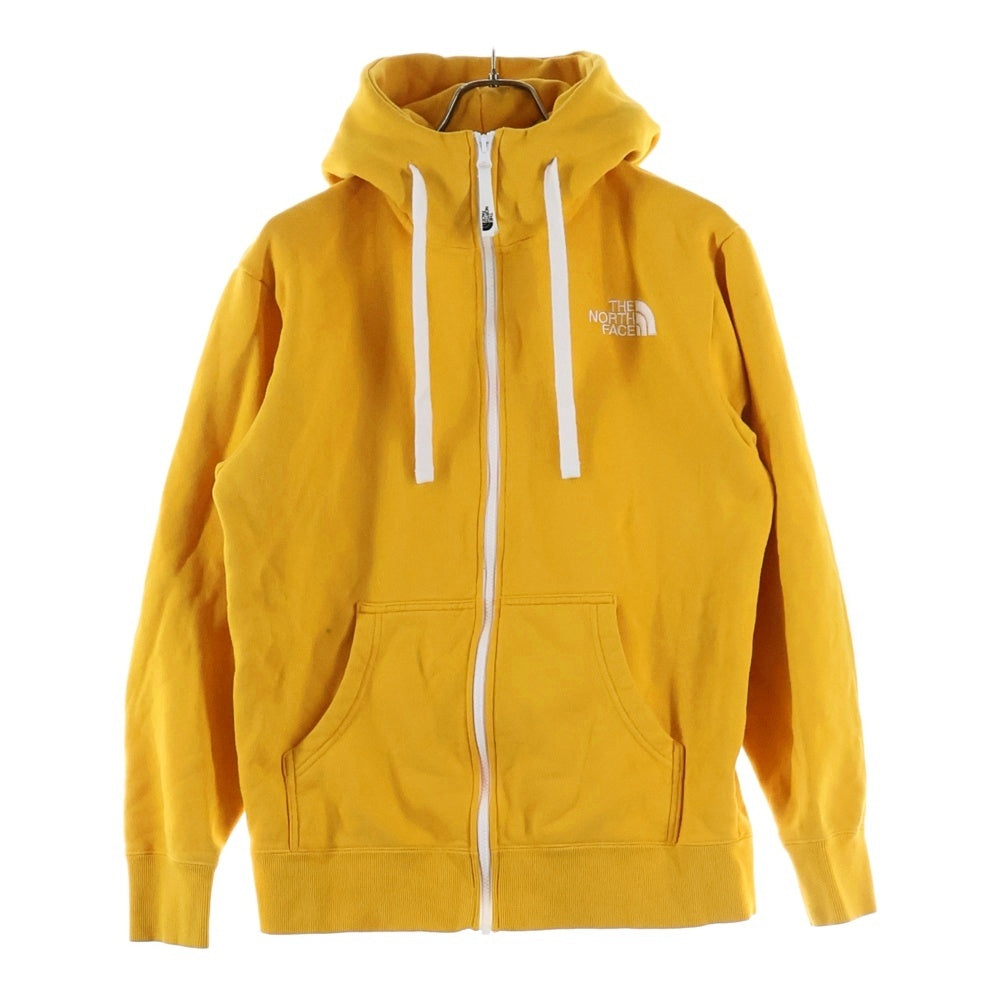 THE NORTH FACE(ザノースフェイス) REARVIEW FULL ZIP HOODIE リアビュー ダブルポケット フルジップ フーデッド スウェット パーカー イエロー NT12340
