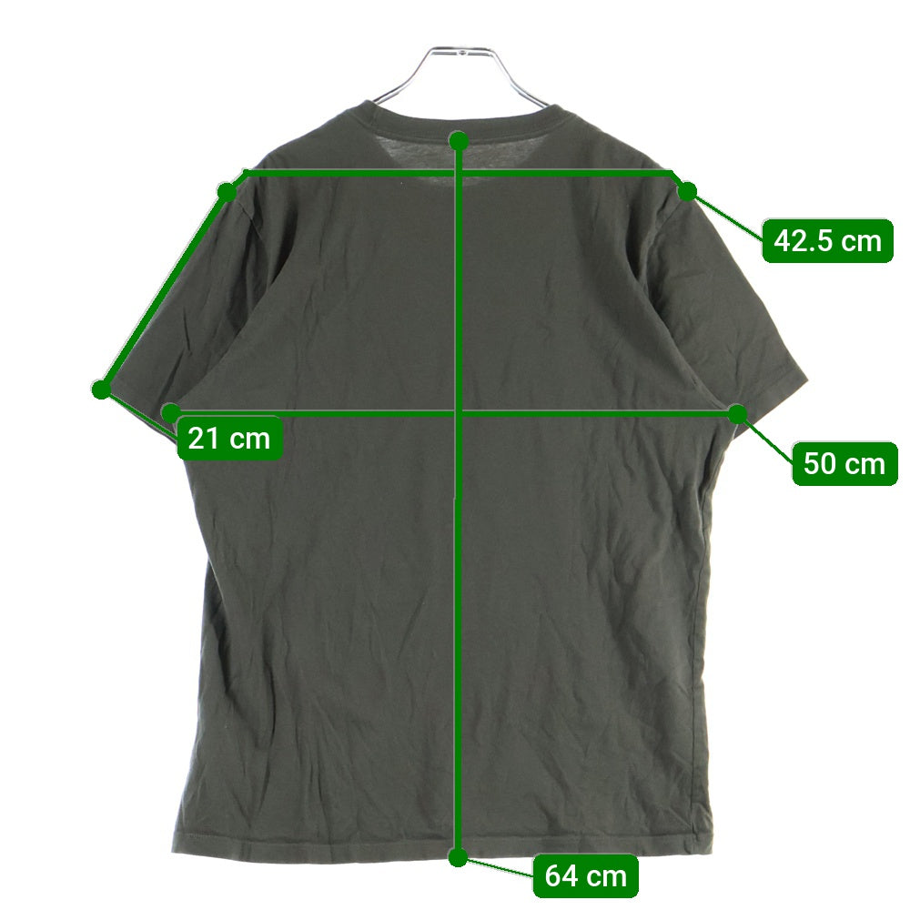 THE NORTH FACE(ザノースフェイス) フロントロゴデザイン クルーネック カットソー 半袖Tシャツ カーキ 721253