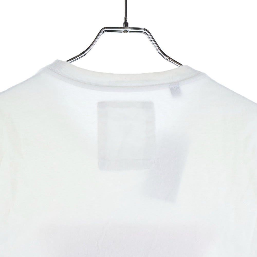 GUESS(ゲス) OVER SIZE TRIANGLE LOGO TEE オーバーサイズ トライアングルロゴ 半袖Tシャツ カットソー ホワイト MH2K7420