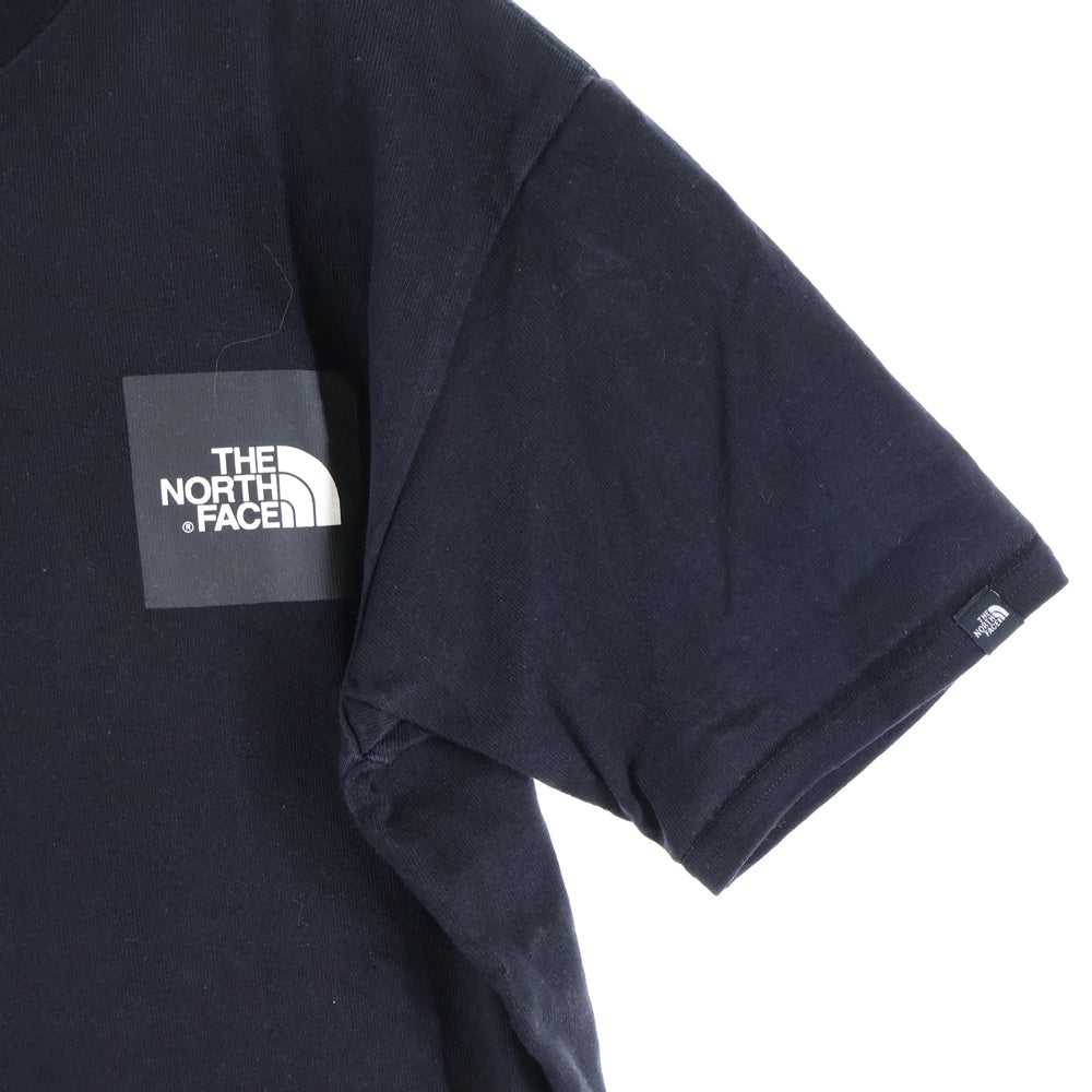 THE NORTH FACE(ザノースフェイス) ロゴプリント 半袖Tシャツ カットソー ブラック NT81930