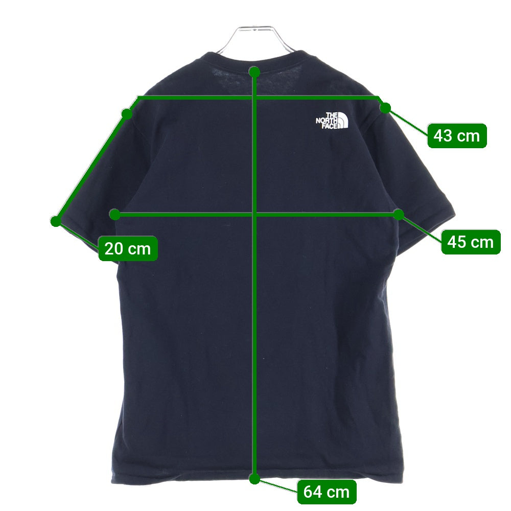 THE NORTH FACE(ザノースフェイス) ロゴプリント 半袖Tシャツ カットソー ブラック NT81930