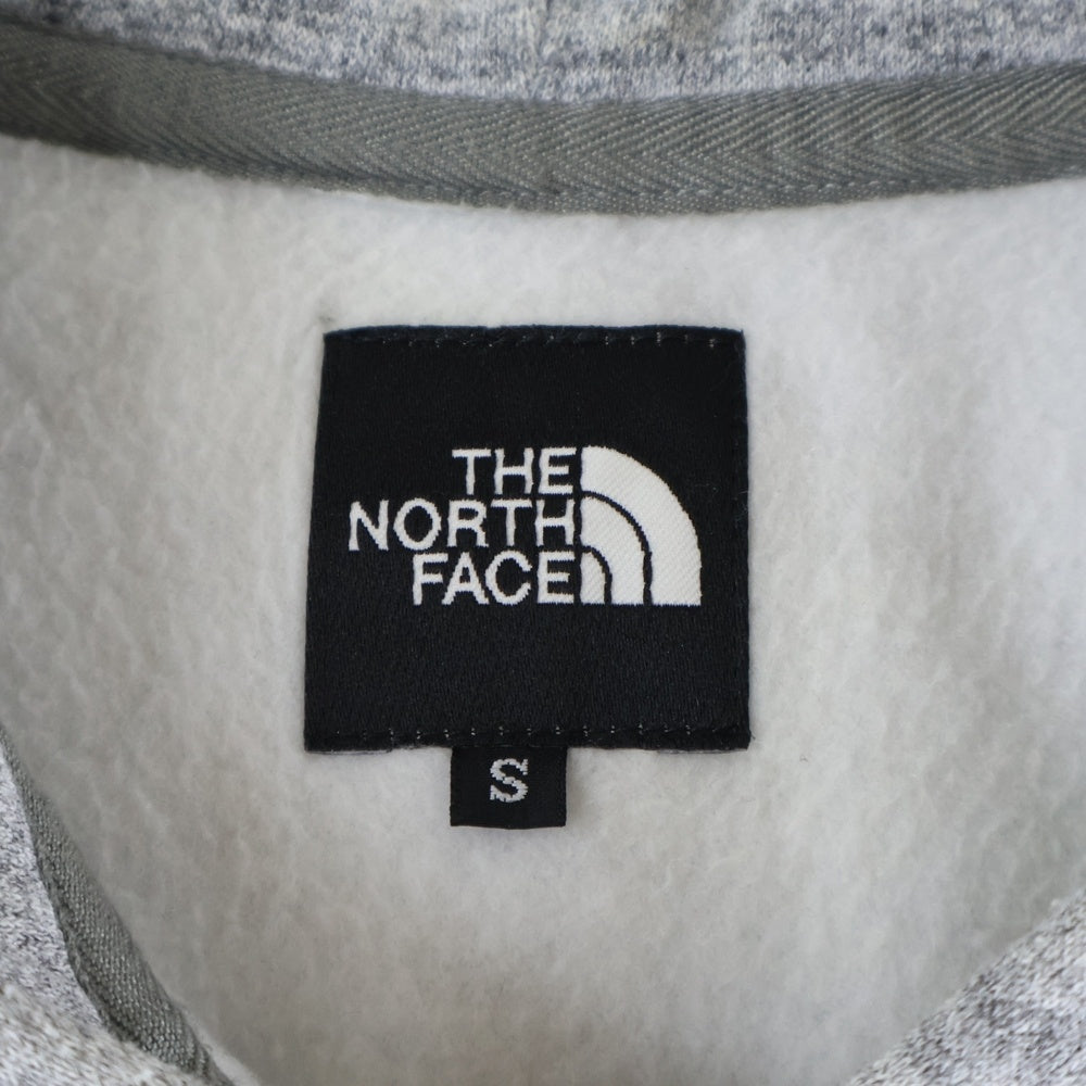 THE NORTH FACE(ザノースフェイス) SQUARE LOGO FULLZIP スクエアロゴ フルジップアップ フーデットジャケット グレー NT61836