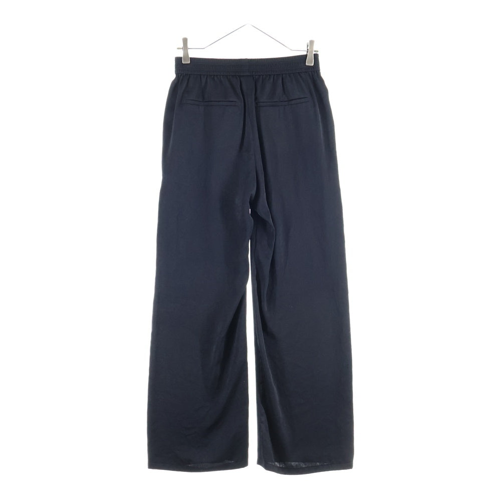 theory luxe(セオリー リュクス) WASHABLE SATIN ウォッシャブル サテン ジョガーパンツ ブラック レディース 03-0306431-050-036